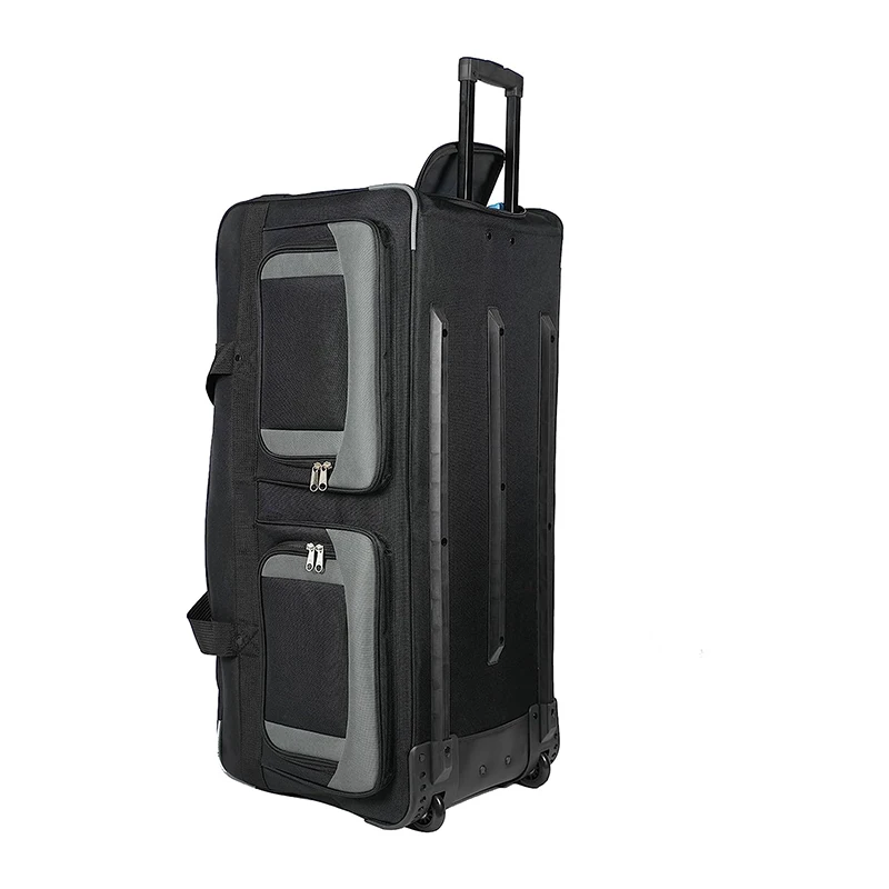 2023 Hot Selling Factory Custom Large Capacity Waterproof Trolley Luggage Rolling Bag Travel Duffel Bag with Durable Wheels