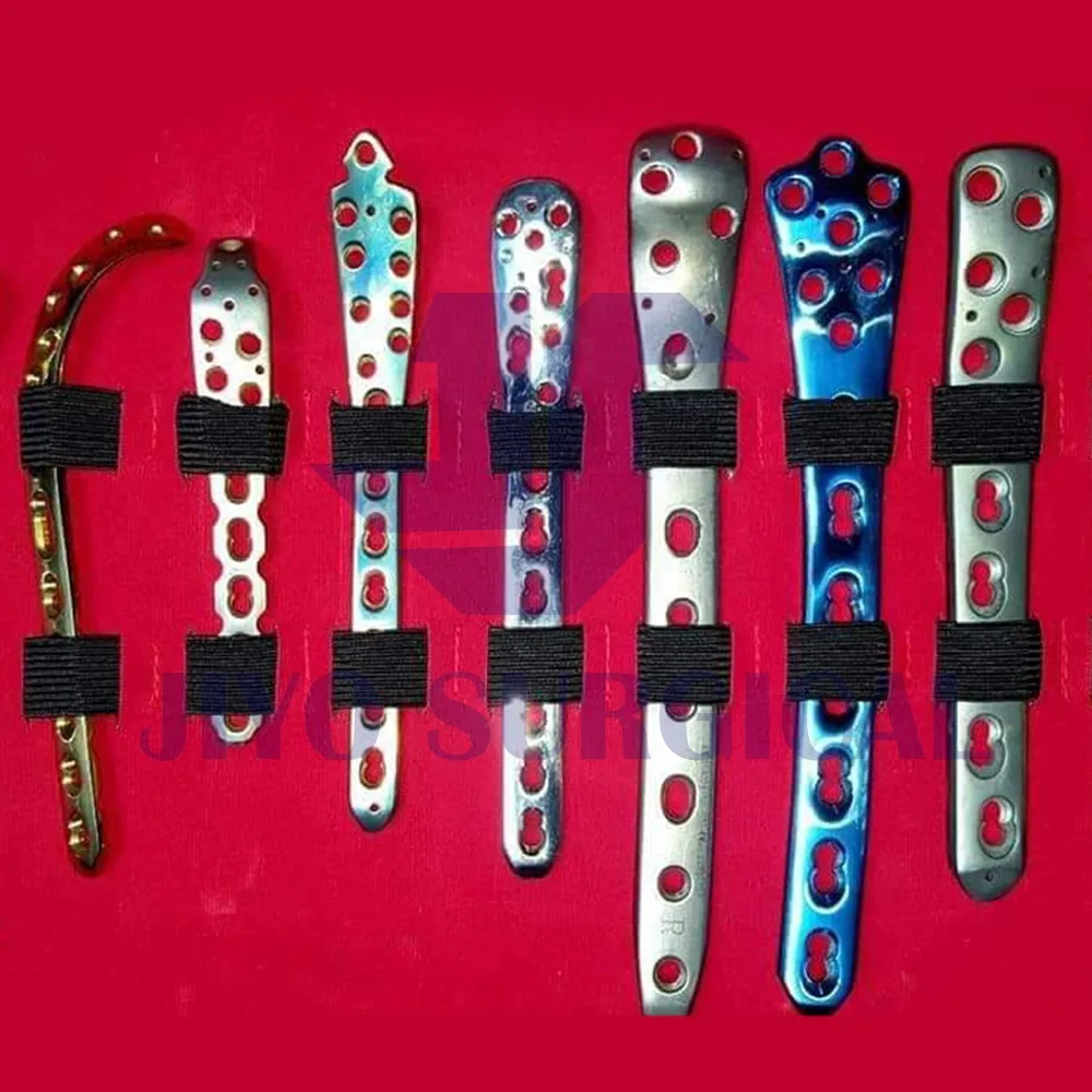 Hot Sales CE Approved Veterinary Maxillofacial Mini Bone Plate Surgical Instrument / Limited contact dynamic compression plates