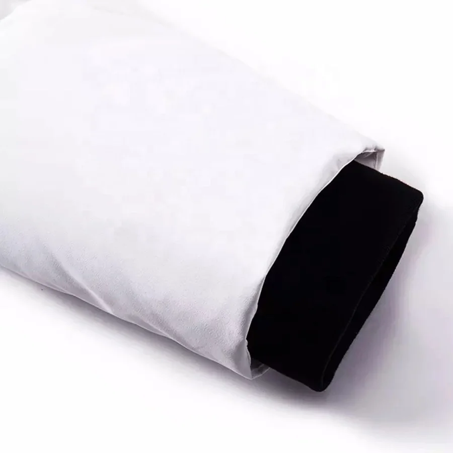 Custom OEM Zip Stand Collar Patch Faux Leather Padded Cropped Bubble Down Puffer Jacket for Men