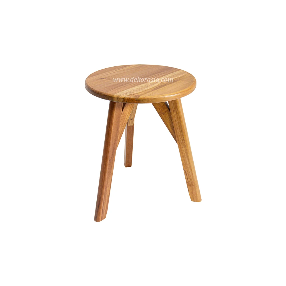 Wooden Lamination Round Stool, Wooden Stool for Living Room Furniture, Wood Stool Bar Chairs