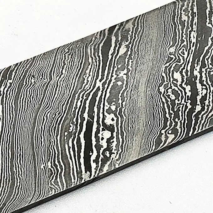 Custom Handmade Damascus Blank Billet Professional Damascus steel Blank Billet Hand Forged  For Making Knives
