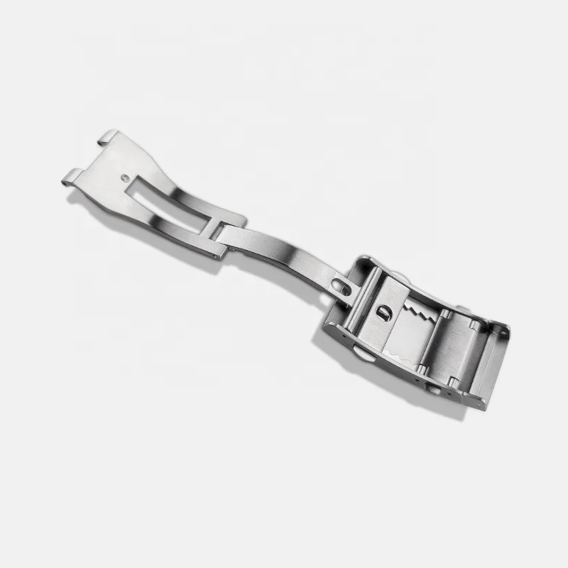 High Quality Custom Logo Watch Clasp Micro Extension Buckle Adjustable Bracelet Dive Watch Clasp