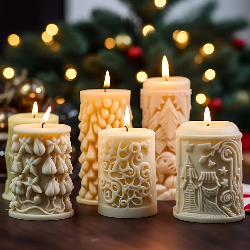 New Ideas DIY Candle Silicone Mold Handmade DIY Gift Aromatherapy Candle Molds