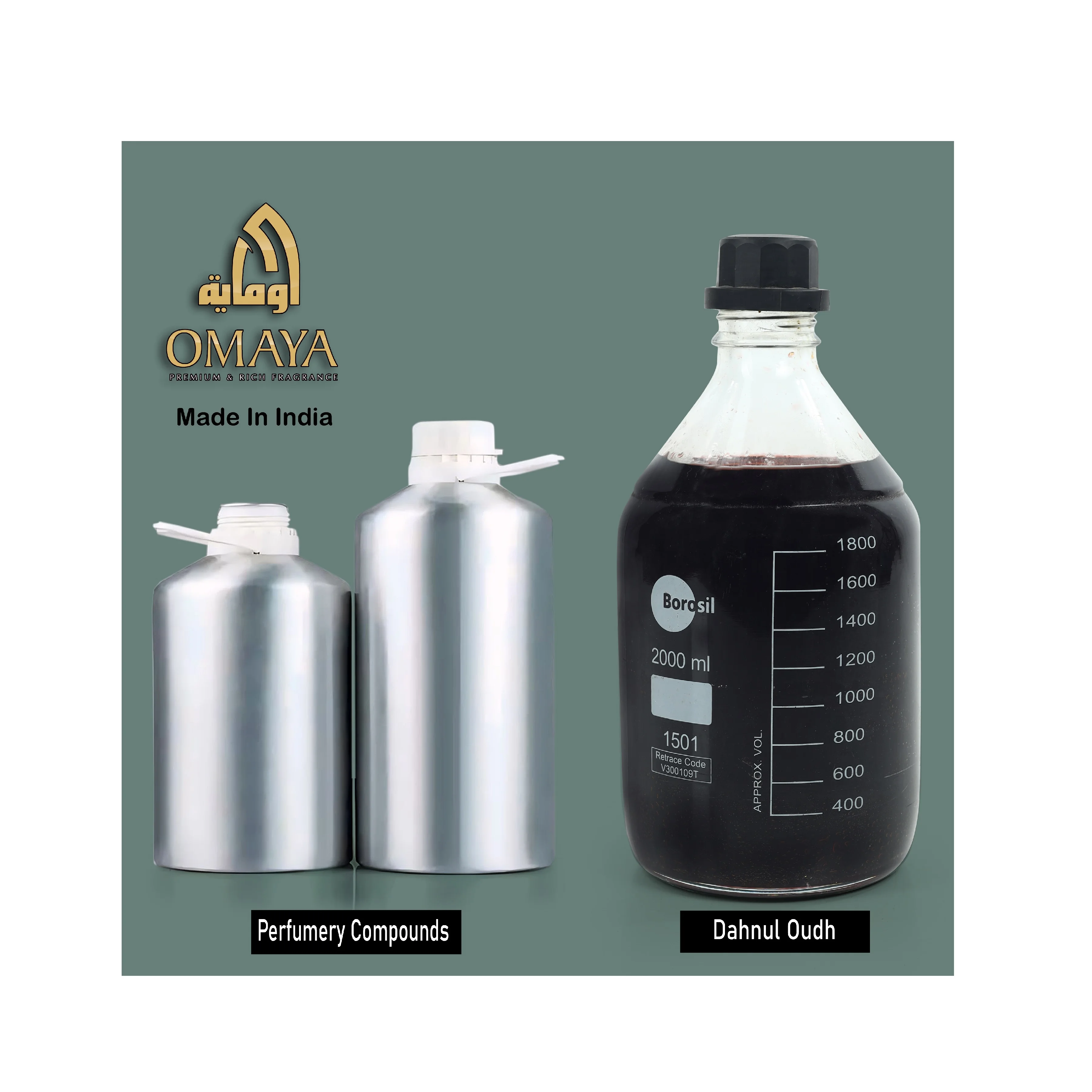 100% Organic Dahnul Oudh Essential Oil for Fragrance Perfume Oil for Diffuser Hotel Family Body & Health Care