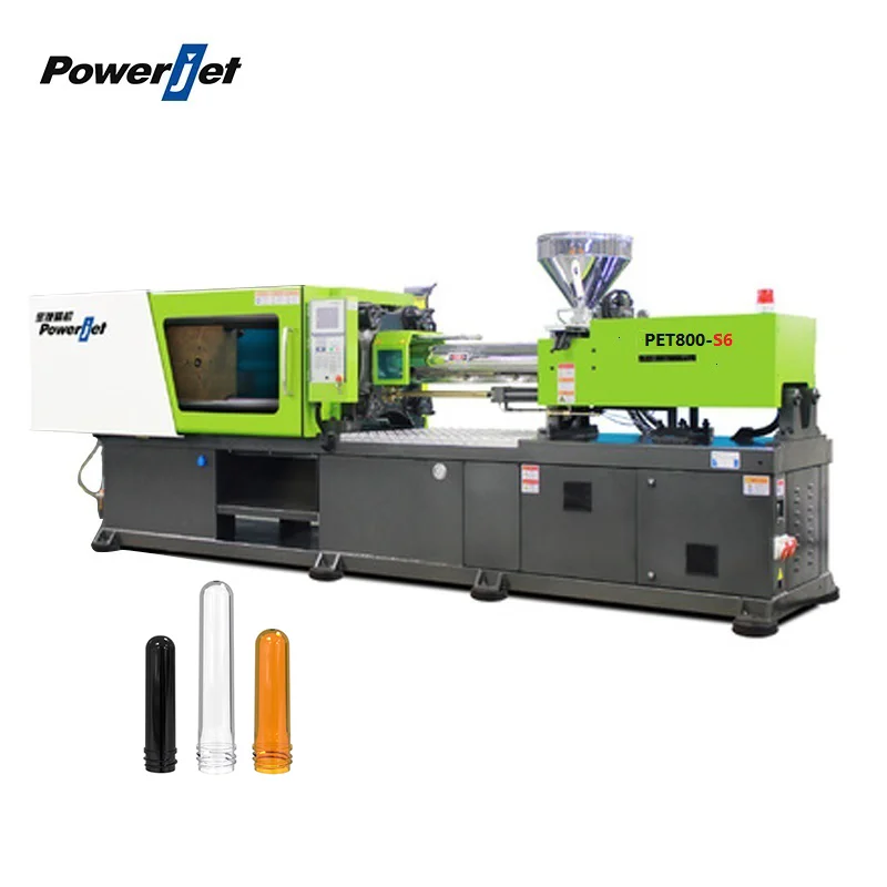 Powerjet pet preform 160 тонн 160 тонн машина для литья под давлением гидравлическая линия по производству бутылок для воды