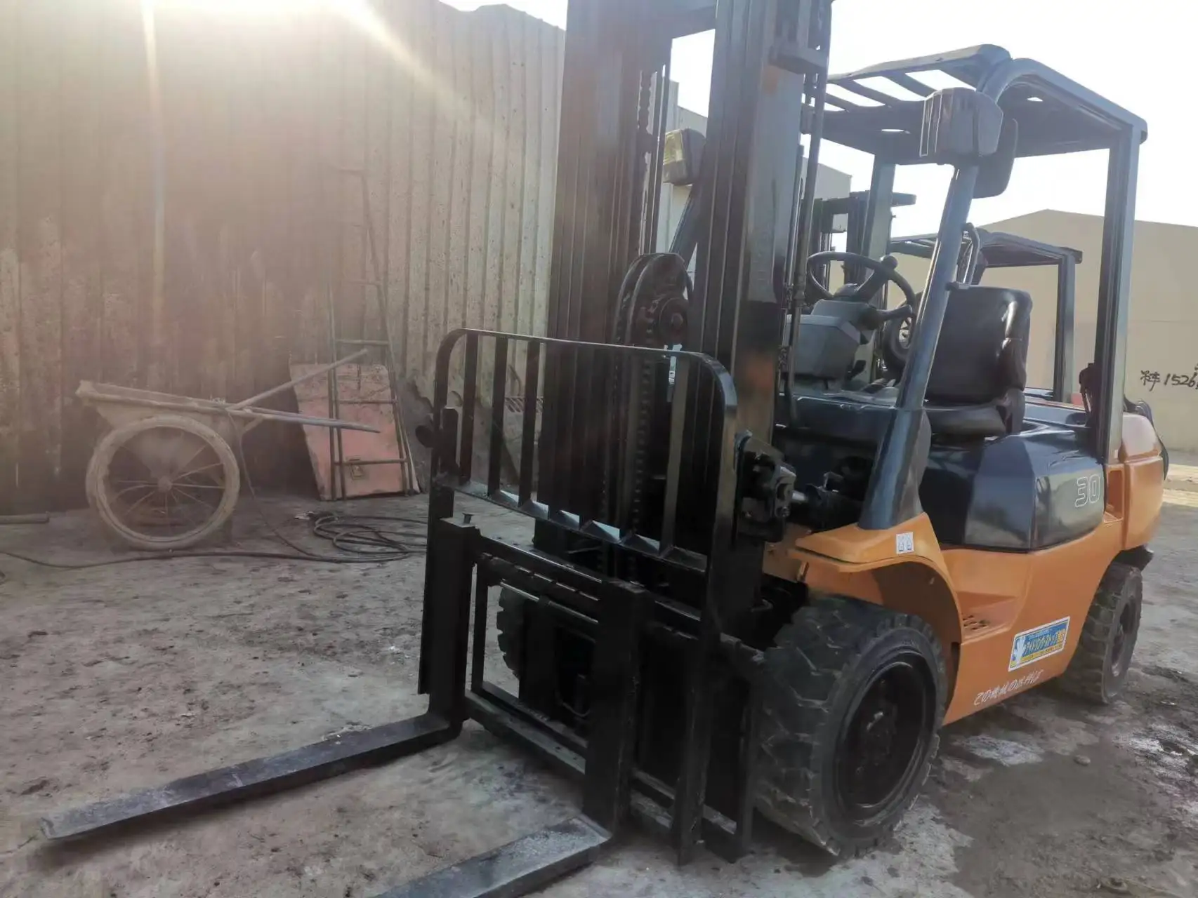 made in Japan imported diesel second hand used forklift