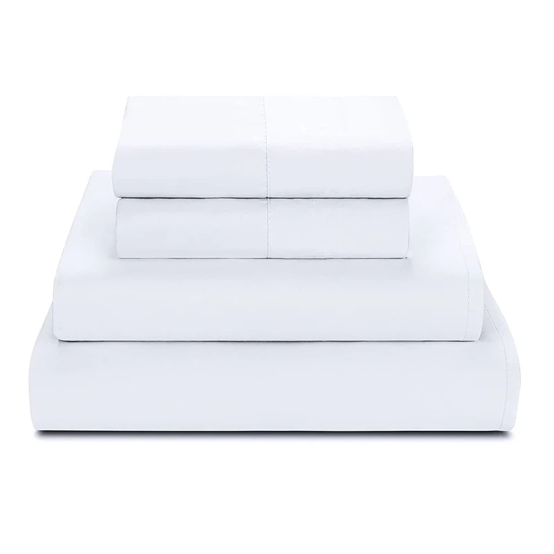 1500 Thread Count Wrinkle Fade Resistant Egyptian Quality 4 Piece Bed Sheet Set Ultra Soft Luxurious Set Includes Flat Sheet