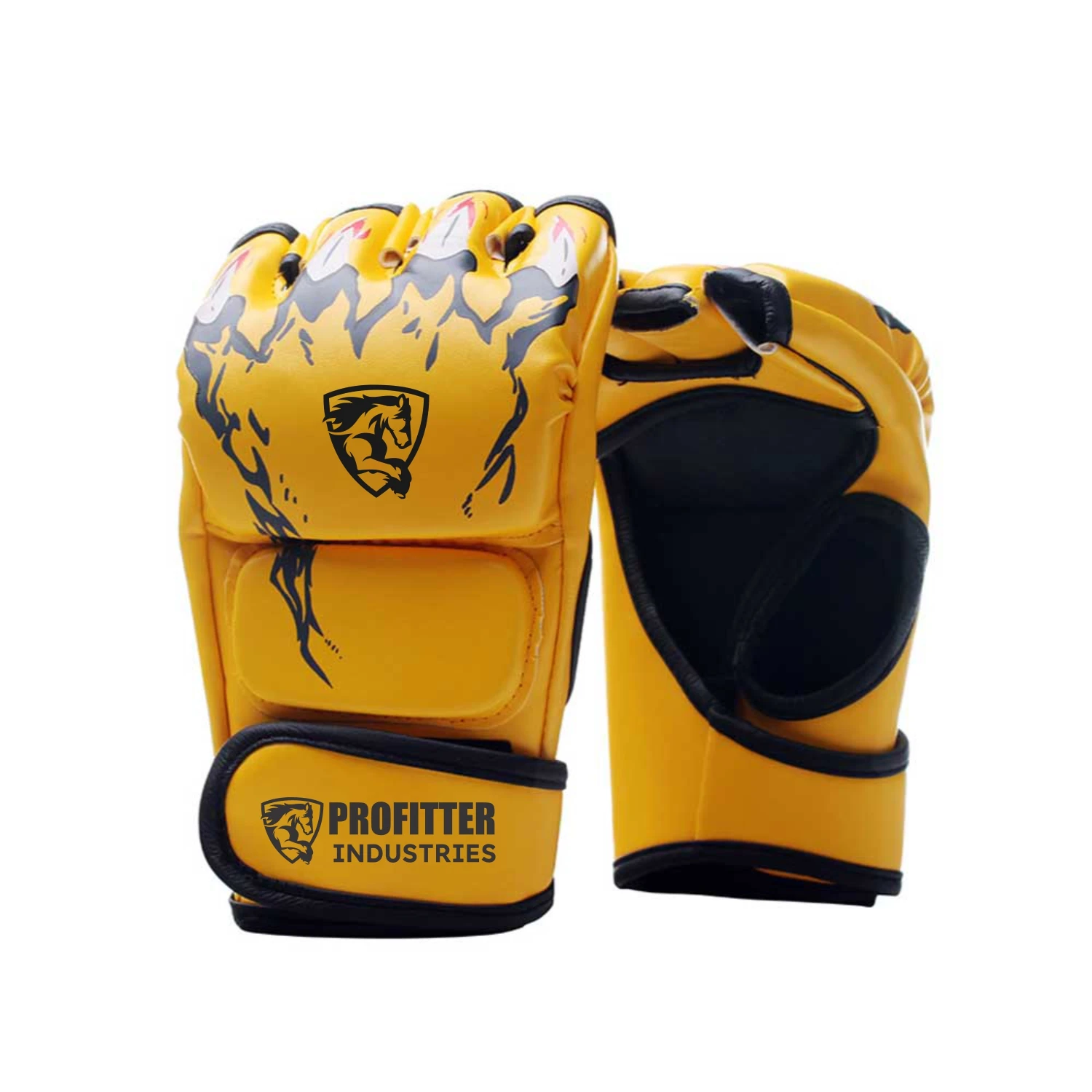 Профессиональное оборудование для бокса MMA кожаные перчатки на полпальца Натуральная Воловья кожа прочные UFC MMA перчатки