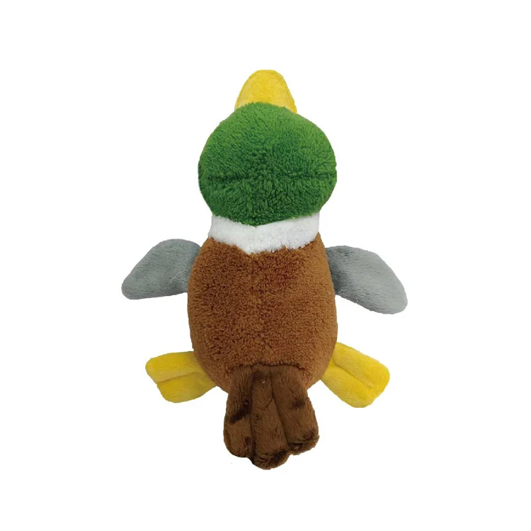 Superior Quality Cute Plush Duck Dog Pet Chew Toy Plush Animal Shape Non Toxic For Dogs