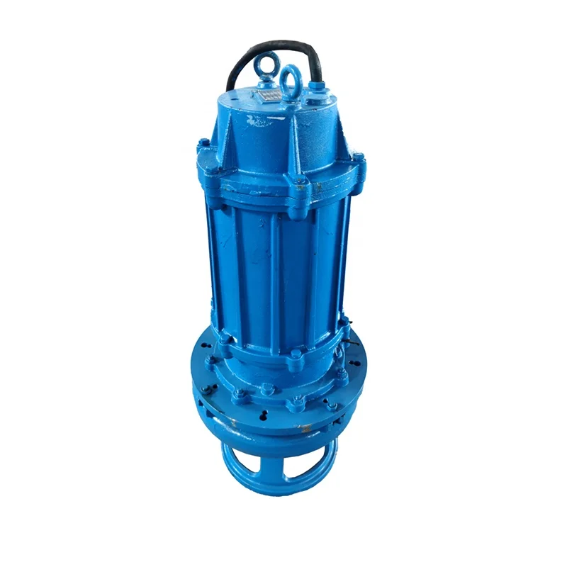 ZJQ river bottom dredging high chromium alloy submersible pump strong agitator NSQ sand suction pump