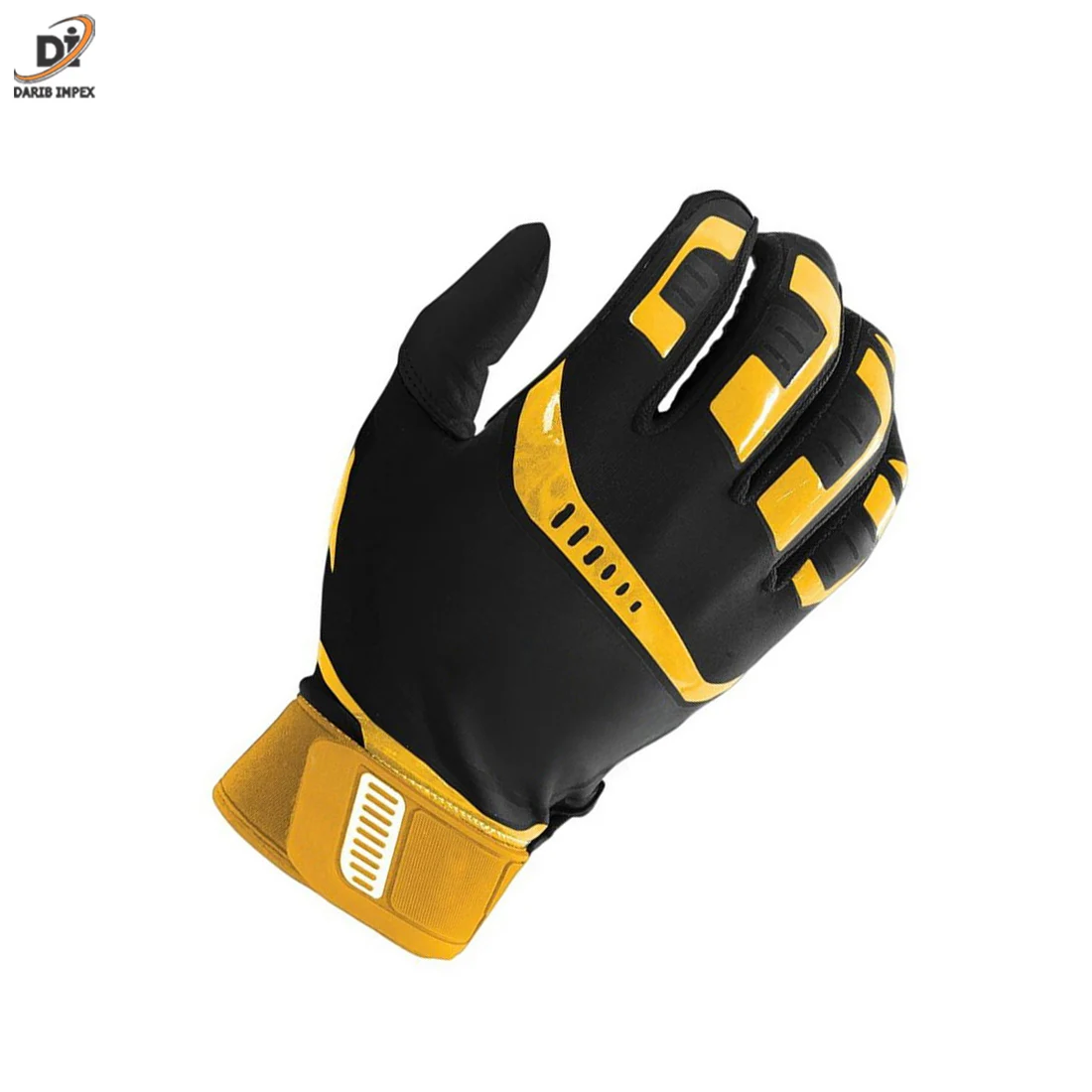 ODM Top Latest Design Baseball Softball Grip Leather Batting Gloves with Durable Leather Palmer Padding