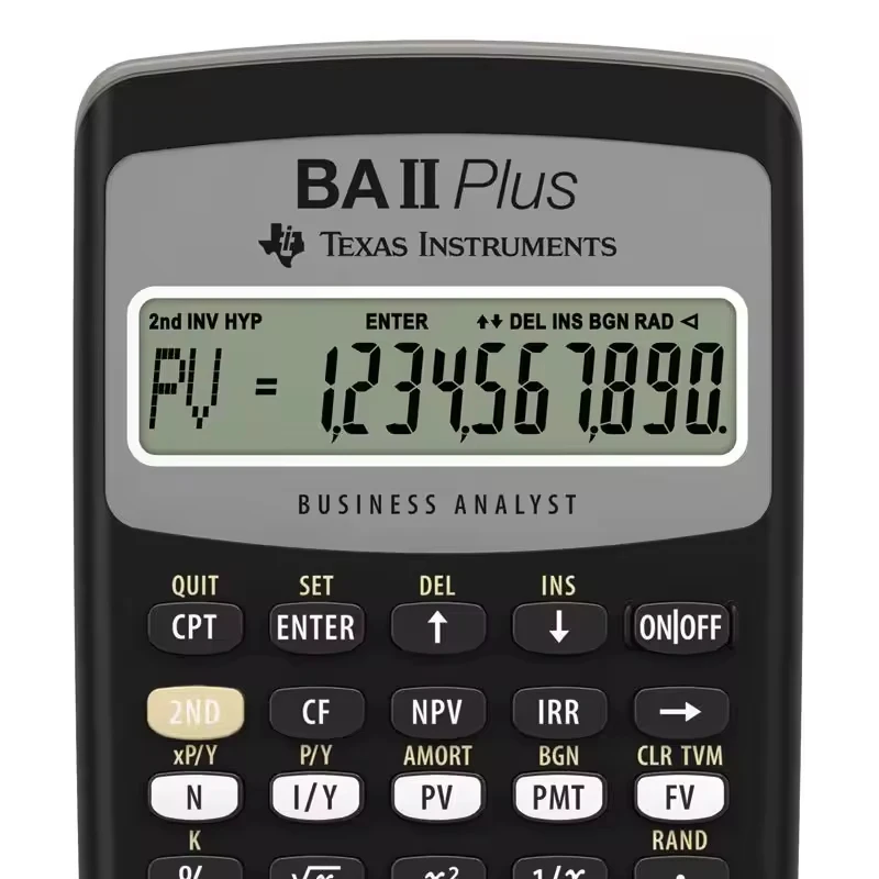 Top Sales Texas Instruments BA II Plus Financials Calculators Black