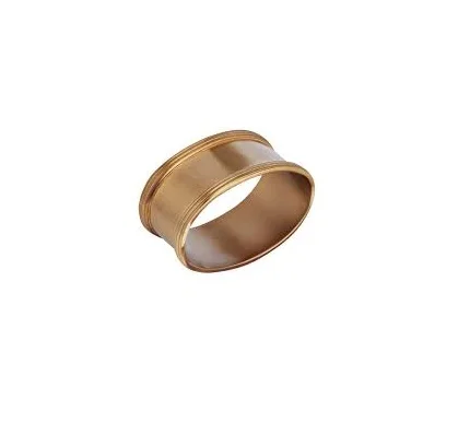 Christmas Antique Gold Metal Napkin Rings For Table Decoration