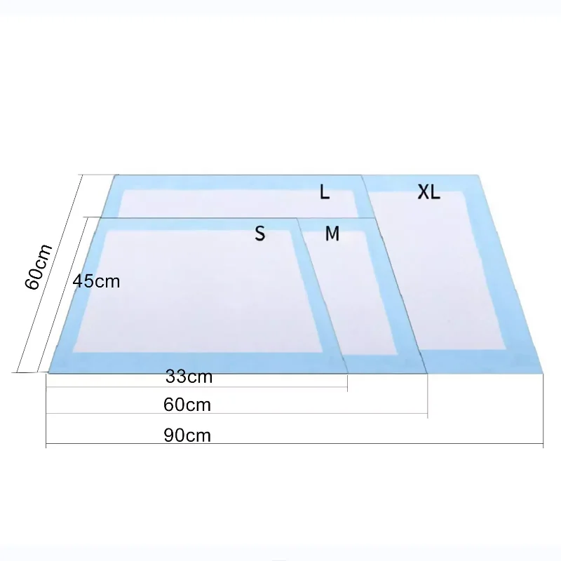 OEM ODM China Manufacturer Custom Logo Private Label Pet Training Pads Disposable waterproof puppy pee potty factory promotion