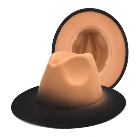Best Design Unisex Custom made wide brim fedoras Hat swith custom logo size and color Stylish Hat in top quality material