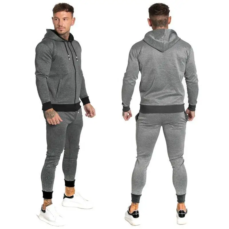 High Quality Manufactured KIT-N-FIT new Design Custom Logo Track Suits Men Sportswear Comfortable Quick Dry Slim Fit Tracksuit