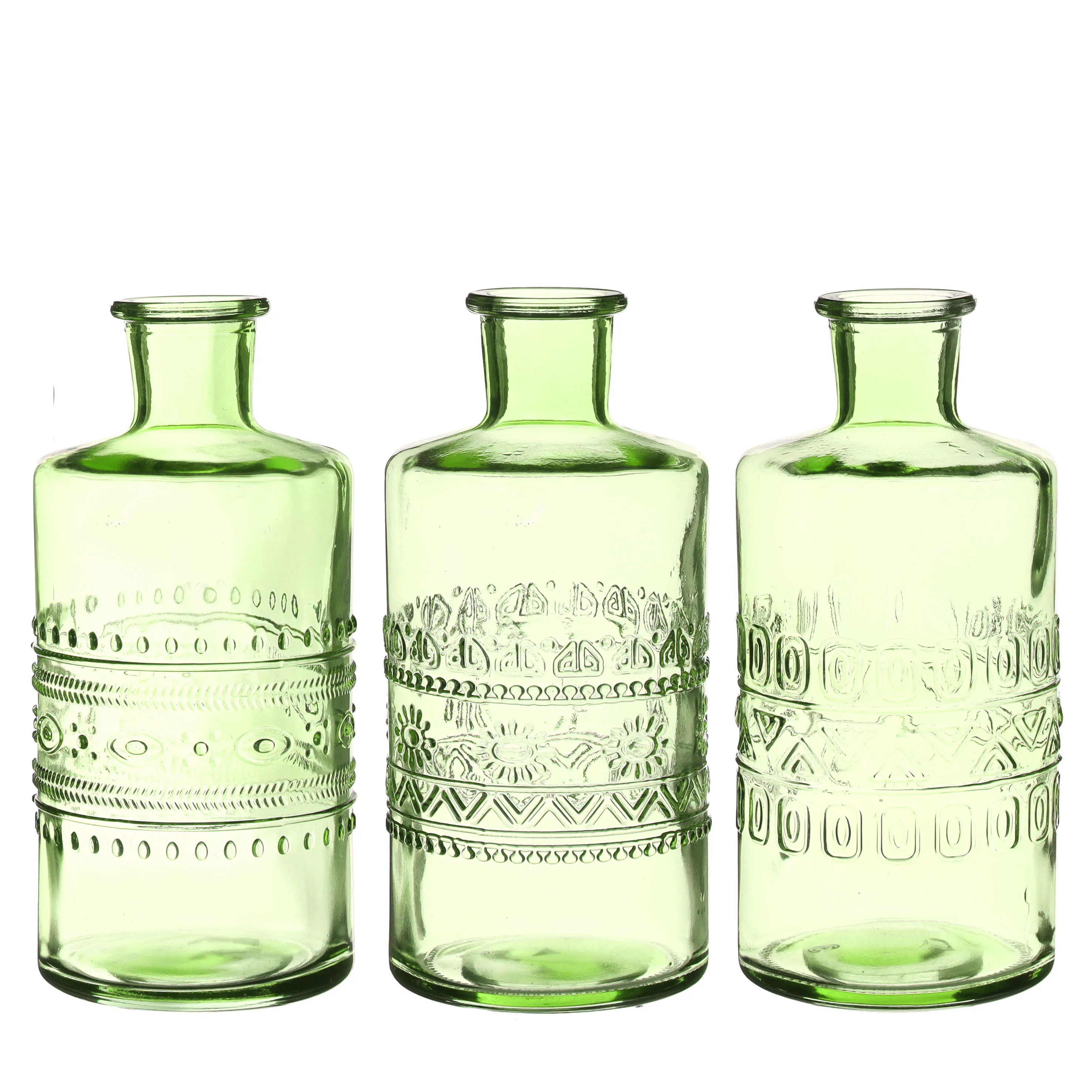 Home Decor Glass Bottle Flower Vase and Glass Candle Holder Soft Green in multiple colours - h145 75cm for Wholesale