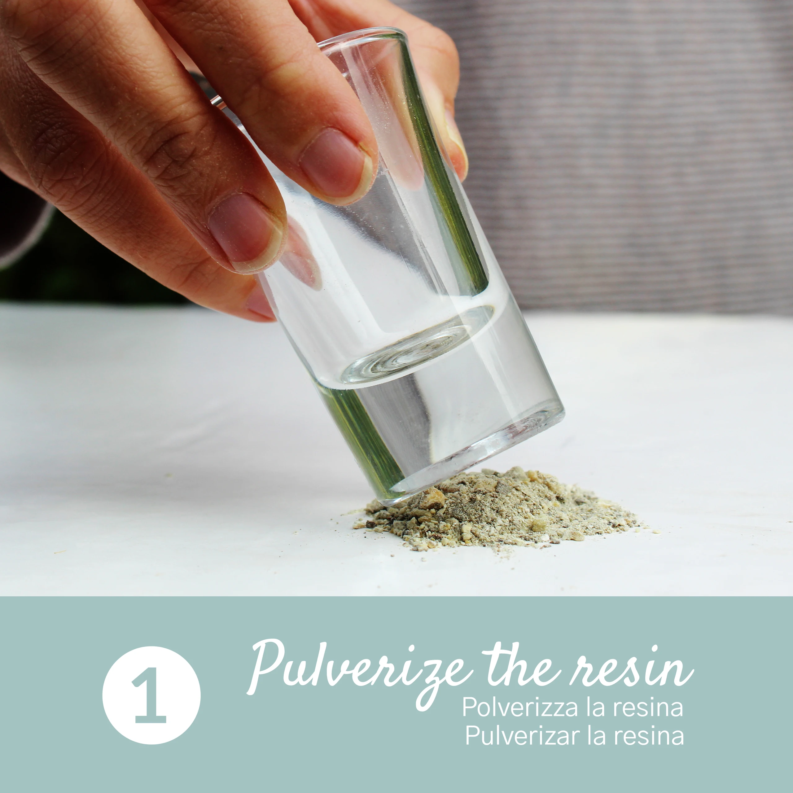 Grey Copal Incense Resin from Ecuador - Natural Resin for Stress Relief and Yoga - Wholesale Price - 10 kgs or more