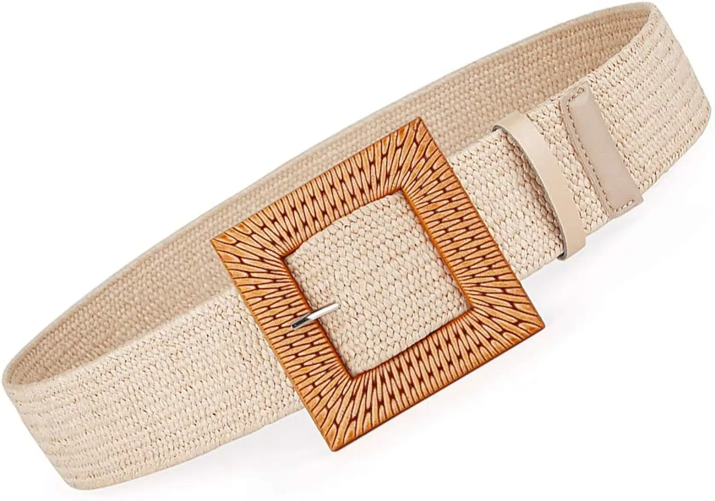 Stylish Wide Straw Jute  Waist Belt