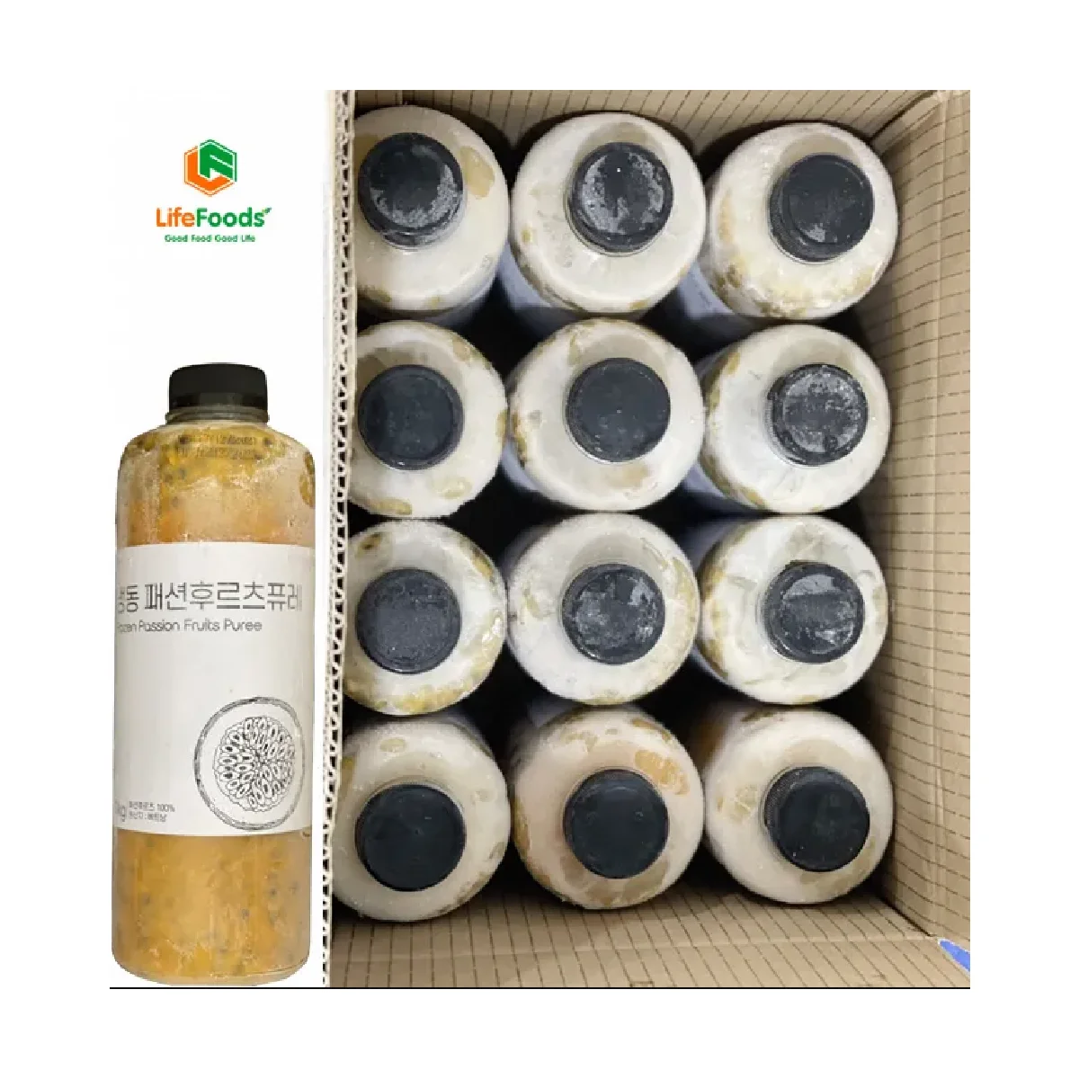 Puree Yellow Color Natural Sugar Free Very Healthy Frozen frozen passion fruit Passion Fruit with Seeds From Vietnam