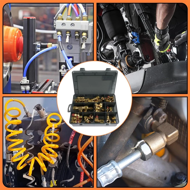 Wholesale Union DOT Air Brake Nylon Tubing Fittings for Air Brakes