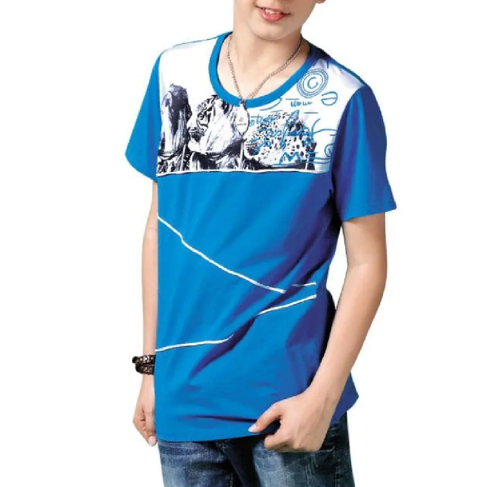 Customized Printed Design 100% Organic Cotton Kids Tee shirt Summer Short Sleeve Factory Manufacturer Cheap Price Boys T Shirt