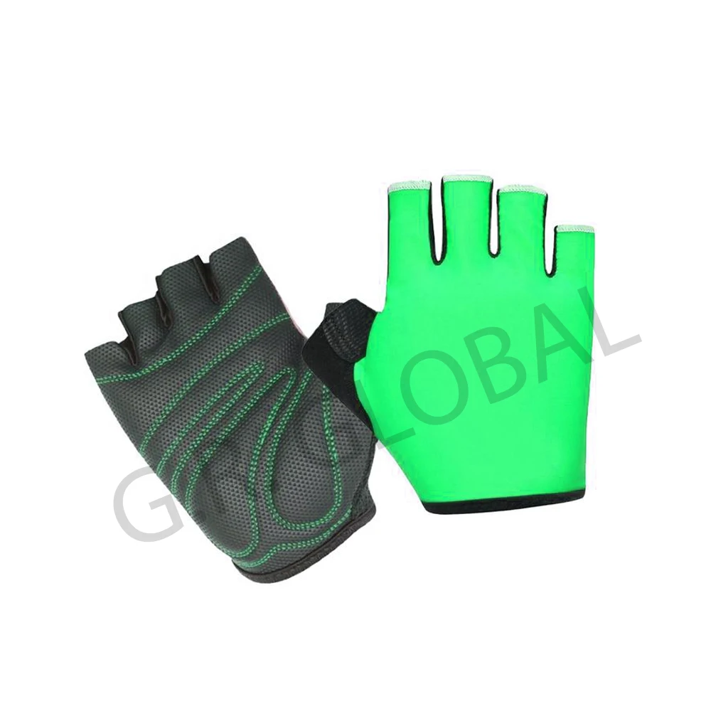 Customizable Design Half Finger Gel Padded Anti-slip for men and women Fingerless BMX MTB Outdoor Sports Gloves