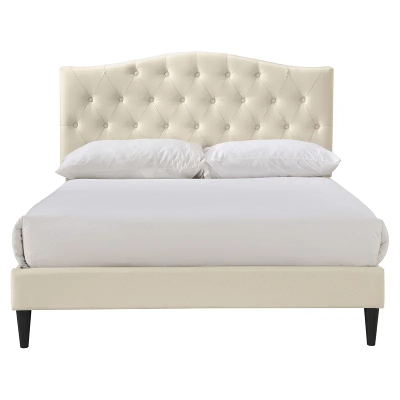 Modern Bedroom Set Headboard Bed Platform Twin Full Queen California King Size Upholstered Bed
