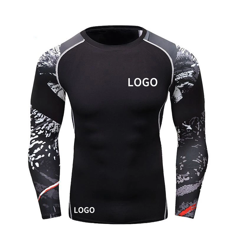 Индивидуальный дизайн Mma Rash Guard цифровая сублимационная печатная спортивная одежда Bjj Rashguard с вашим логотипом для унисекс взрослых 10 шт.