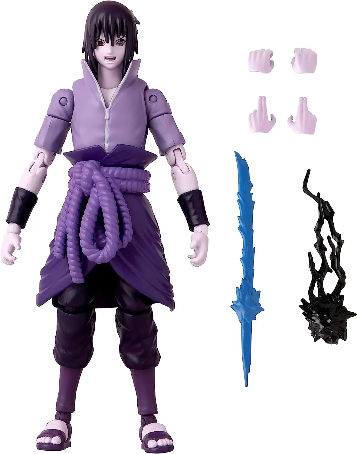 ANIME HEROES - Uchiha Sasuke Rinnegan/Mangekyo Sharingan Action Figure