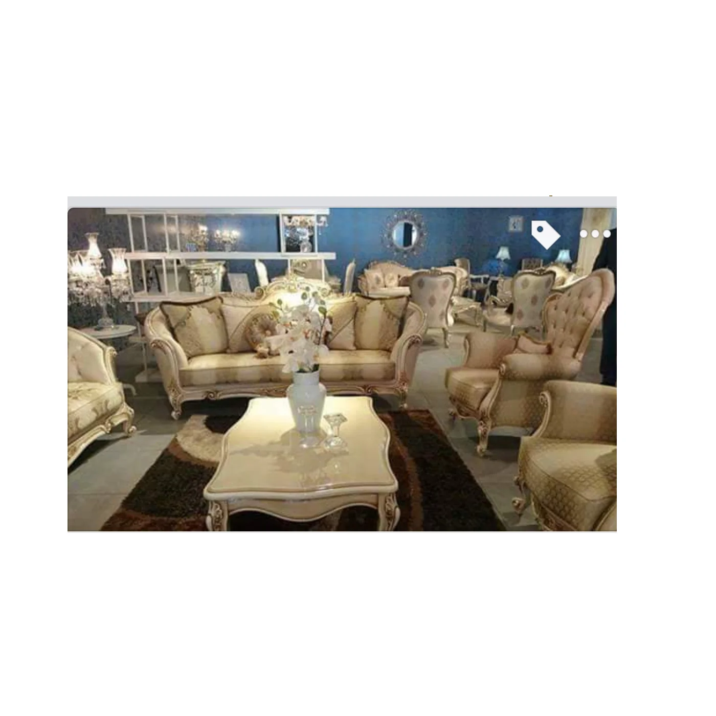 Best Quality Fine gold deco Painted Wooden Hand Carved Sofa Set For Living Room / Hall / Lobby Luxury Design Furniture for sale