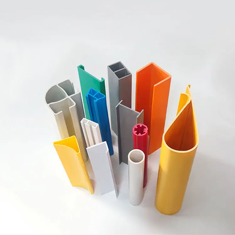 High Quality PVC Plastic Profiles for Window Door Good Quality PVC Extrusion Profile Part PVC Extruded Plastic Profile