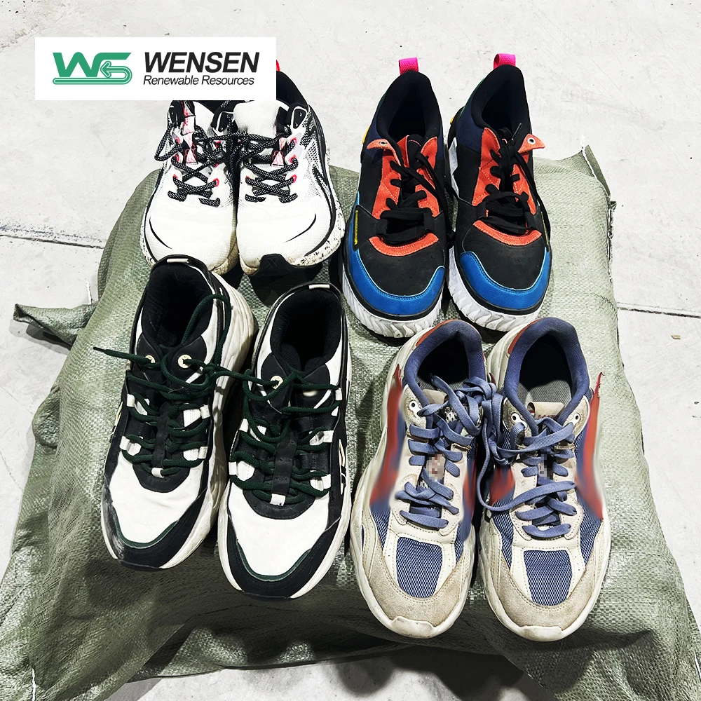Well-Known Chinese Brand Sneakers Second Hand Stock Shoes Branded Used Sport Shoes Sepatu Bekas In Bulk
