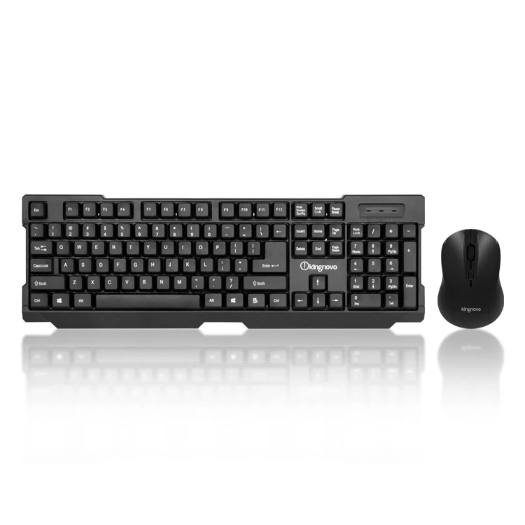 High quality 2.4Ghz keyboard and mouse combo laptop gaming gamer office OEM custom logo USB  wireless keyboard and mouse set