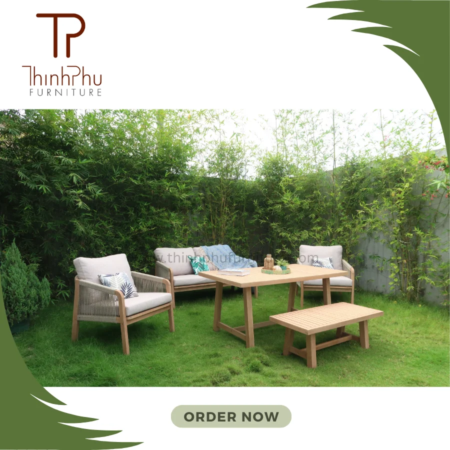Vietnam classy cheap aluminium backyard garden sets patio sofa other outdoor furniture