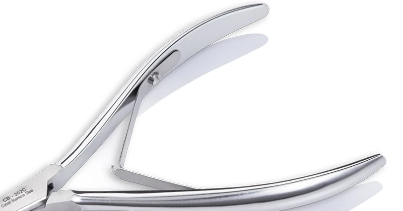 NGHIA OMI High-end Luxury CB-202C Stainless Steel Deluxe Cuticle Nipper Chrome Finished Manicure & Pedicure Set from Vietnam