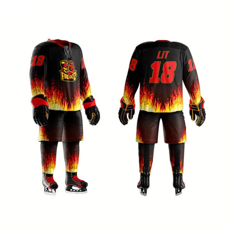 New Fashion Customized Logo Team Sports Ice Hockey Uniform Low Price Ice Hockey Uniform