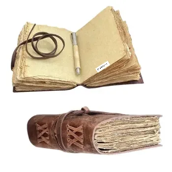Красивые тисненые сердца журналы для женщин Deckle Edge винтажные бумажные кожаные блокноты ручной работы молочные продукты по оптовой цене
