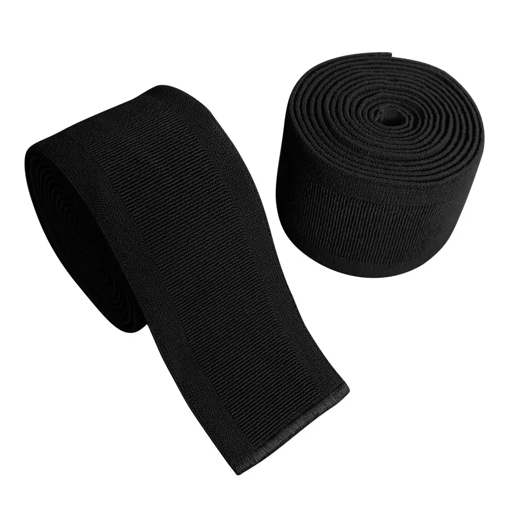 2024 Competition Black Knee Wraps for Weightlifting & Squats Fitness Knee Bandages for Gym Workouts