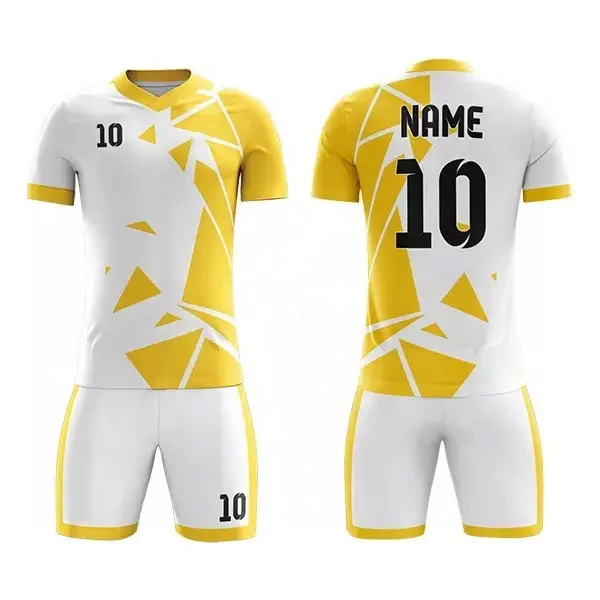 2022/23 new season wholesale thailand breathable t shirt short soccer uniform set kids jerseys football for children