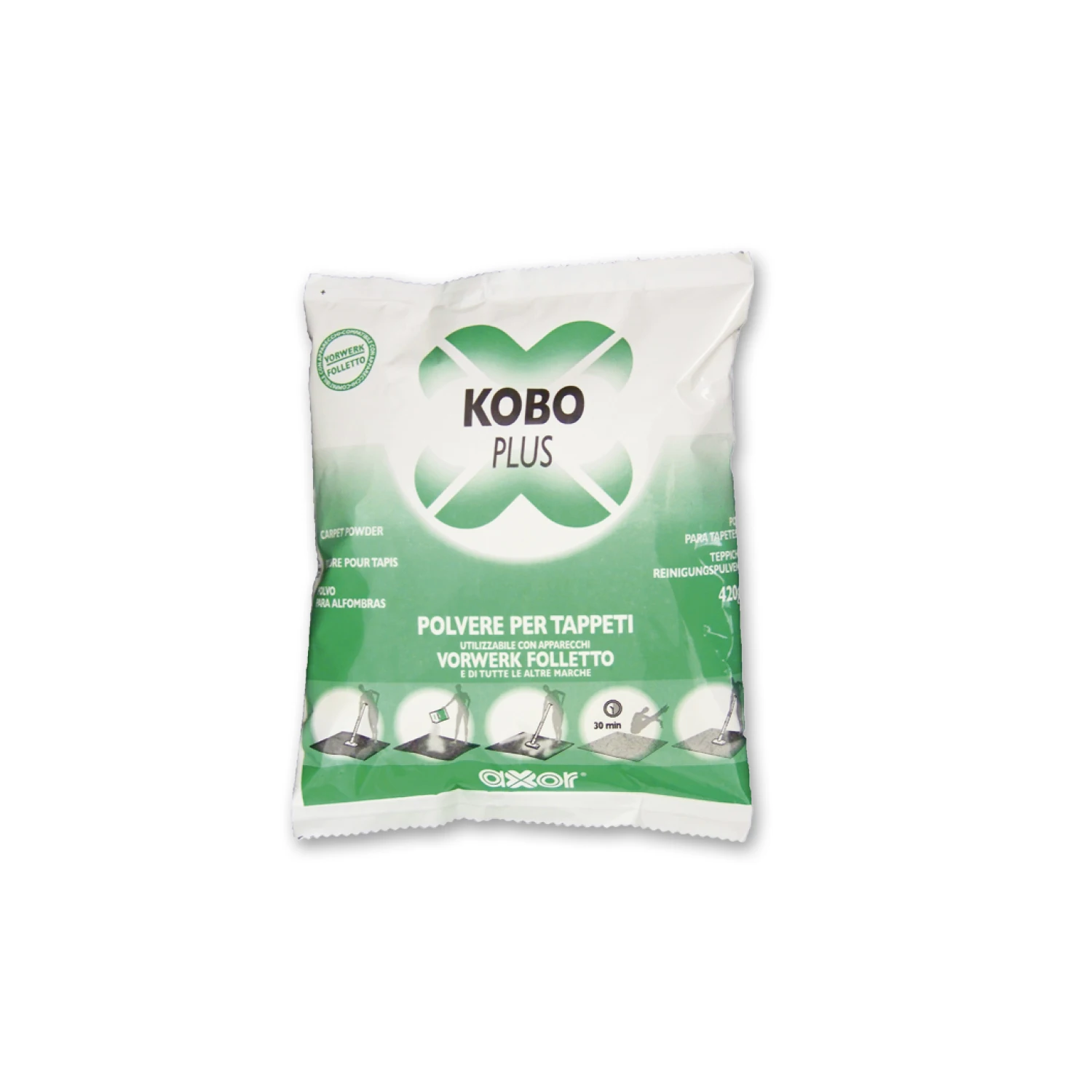 Excellent Quality Dry Carpet Care KOBO Rug Powder Cleanser 420 g Made In Italy