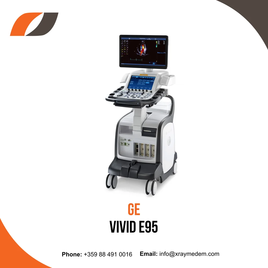Used Medical GE Vivid E95 Ultrasound machine