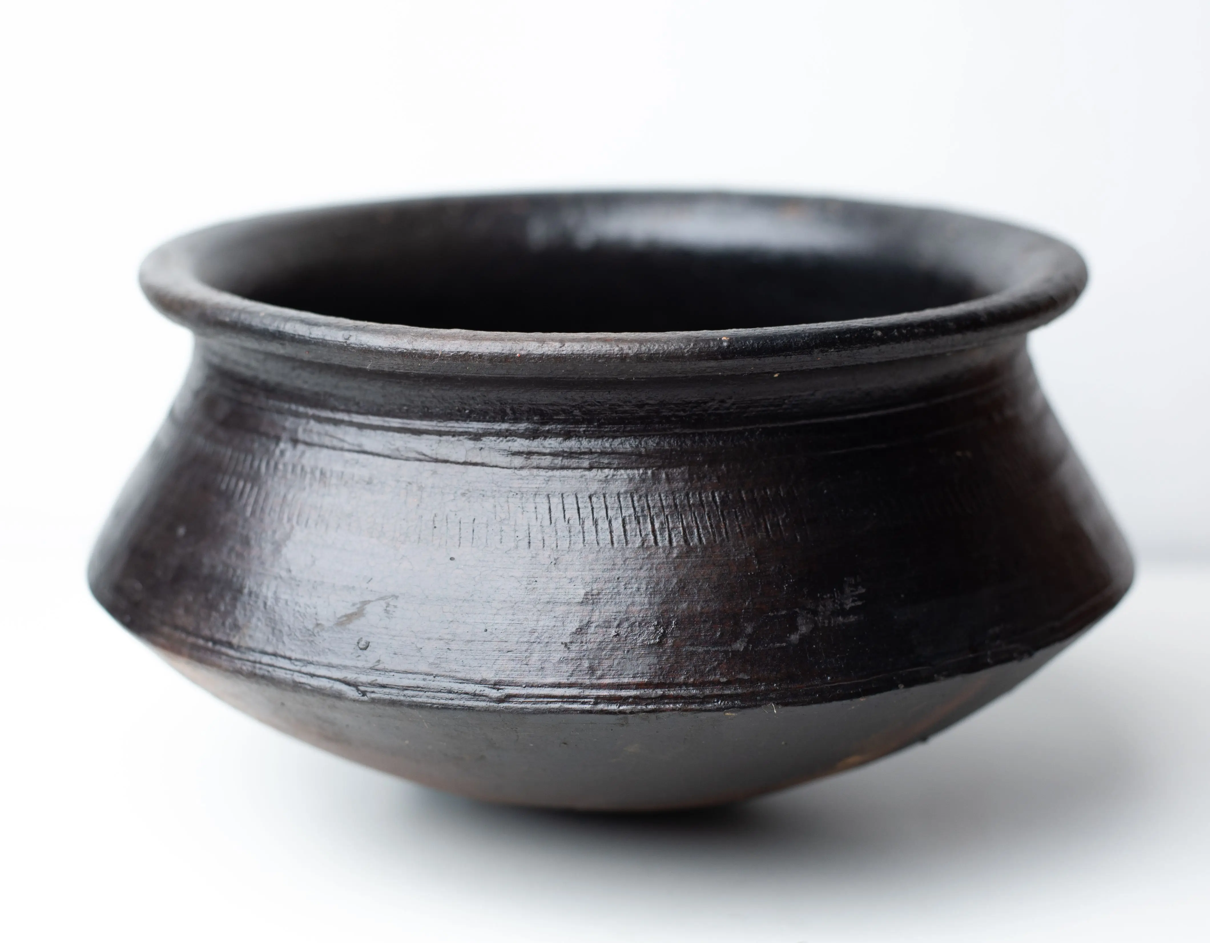 Biryani Cooking Clay Pot With Lid 3 Liter Pot for Traditional Eco Friendly Earthen Clay Metal Curry Pot