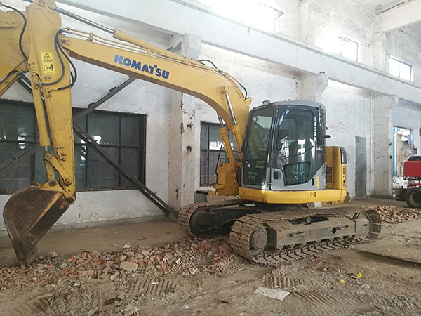 Popular Model Komatsu Heavy Equipment 12 Ton Hydraulic Machinery Pc128 Second Hand Used Backhoe Excavator Digger
