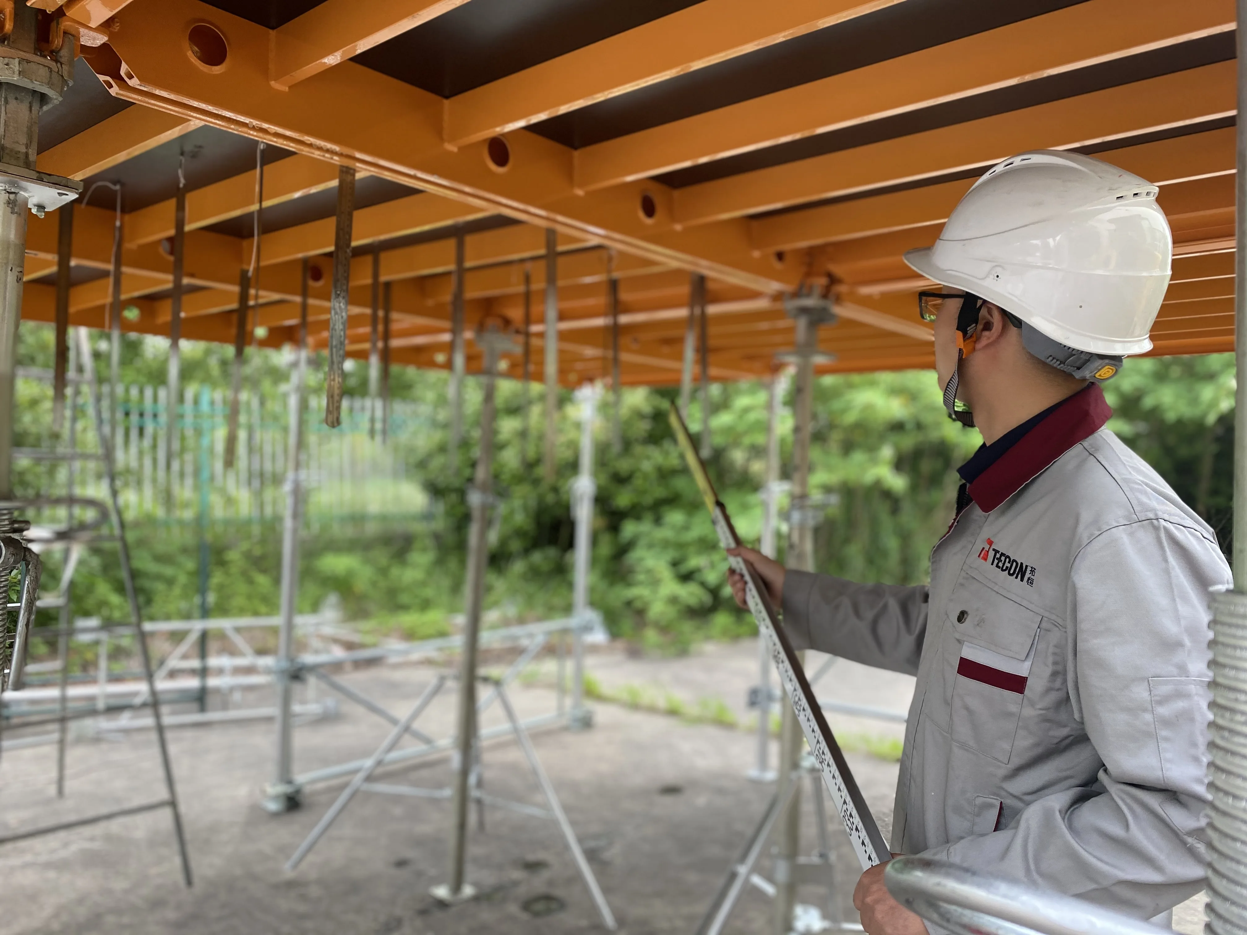 TECON Aluminium Slab Formwork Light Efficient Framework SGS Supported Like PERI DOKA