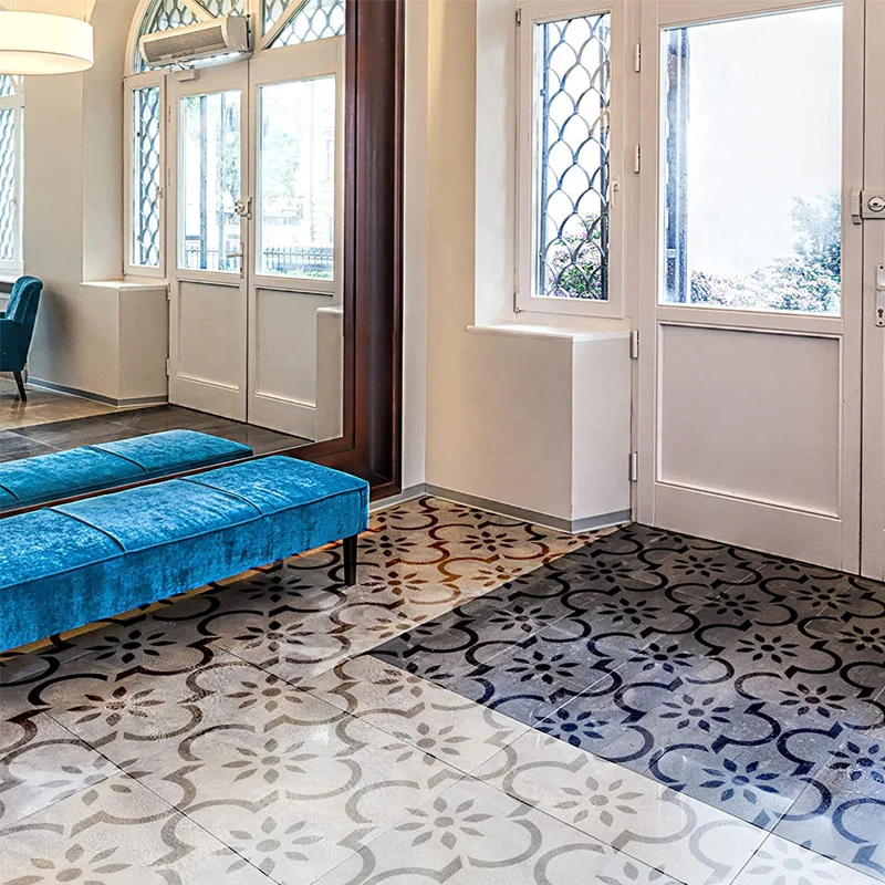 Simple Style Large Tile Stencils for Painting Walls Concrete Floor Stencils Drawing Pattern Templates