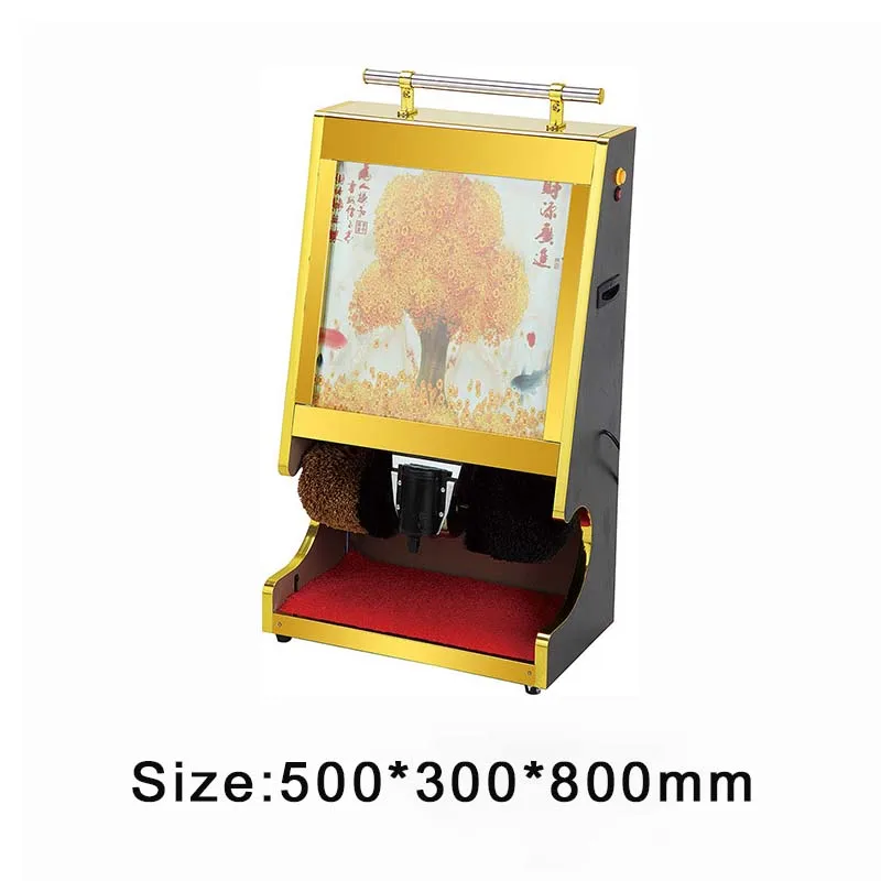 Hotel Supply Automatic Shoe Shine Polisher Machine Commercial Stainless Steel Electric Shoe Cleaner Polishing Equipment