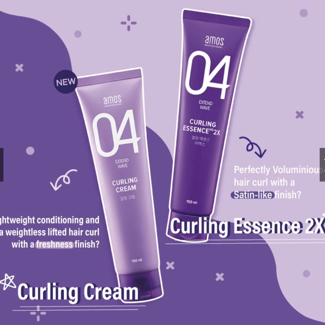 [AMOS PROFESSIONAL] Curling Hair Cream 150ml  {KOREAN BRAND}