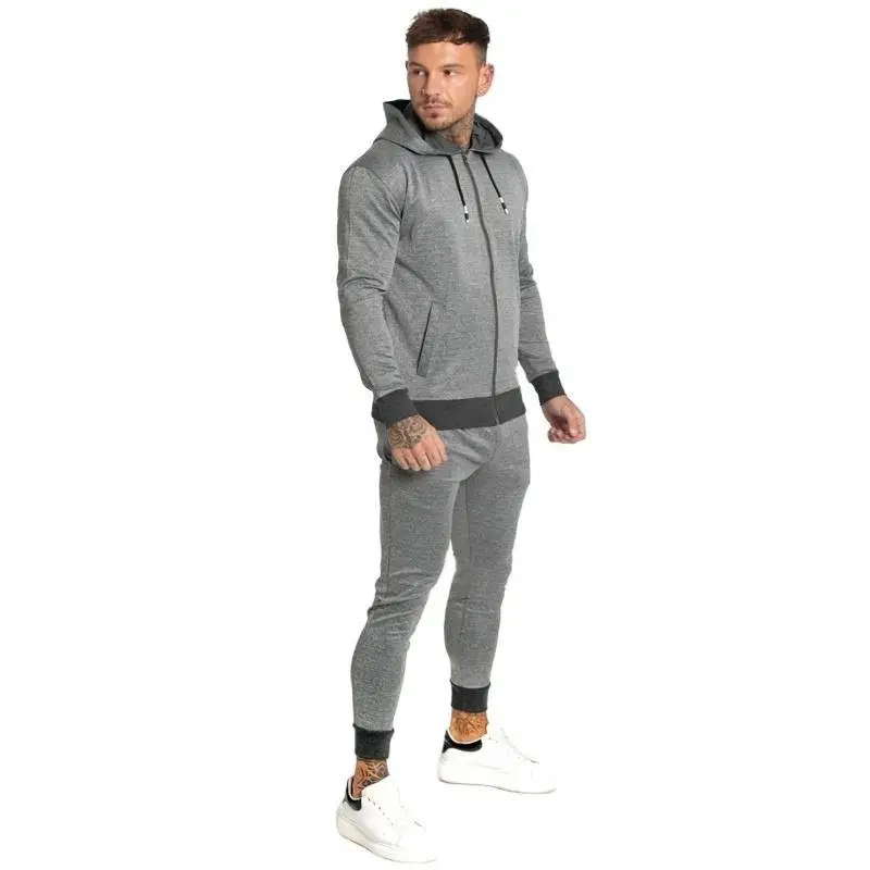 High Quality Manufactured KIT-N-FIT new Design Custom Logo Track Suits Men Sportswear Comfortable Quick Dry Slim Fit Tracksuit