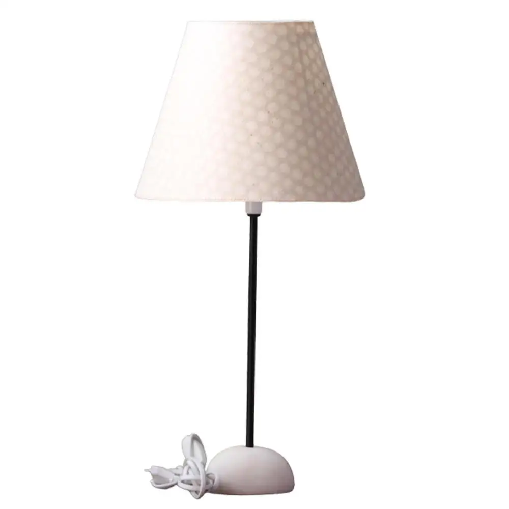 100% Hemp Fiber Organic Paper Together With Designed Lace Paper Purely Recycled & Handmade Cream Color Beautiful Lamp